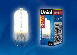 Uniel JCD-FR-40/G9 картон Лампочка галогеновая 